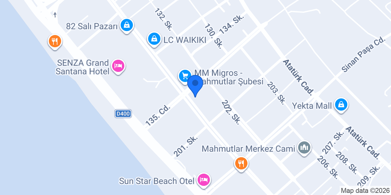 Diş hekimi Miraç Torlak konumu