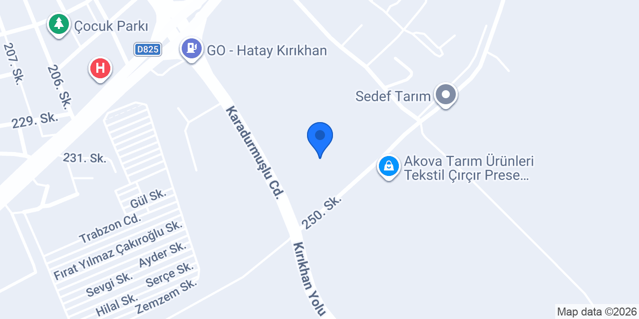 GeçkelTarım&Çırçır konumu