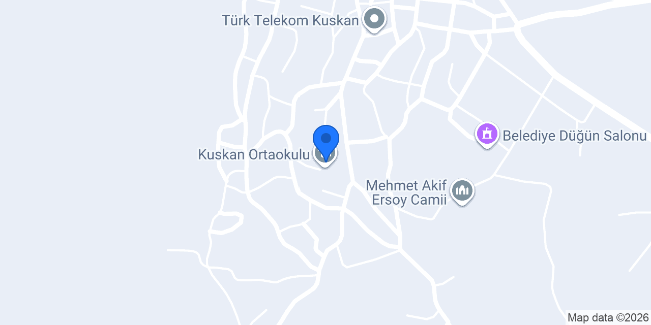 Kuskan Ortaokulu konumu