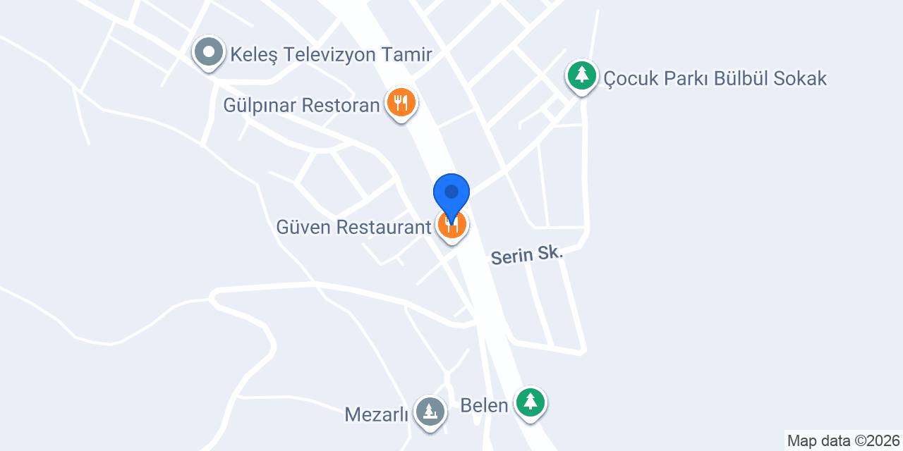 Yeşilçam Restaurant konumu