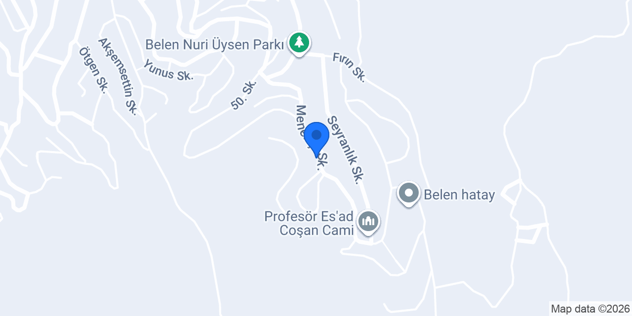 Begüm pansiyon konumu