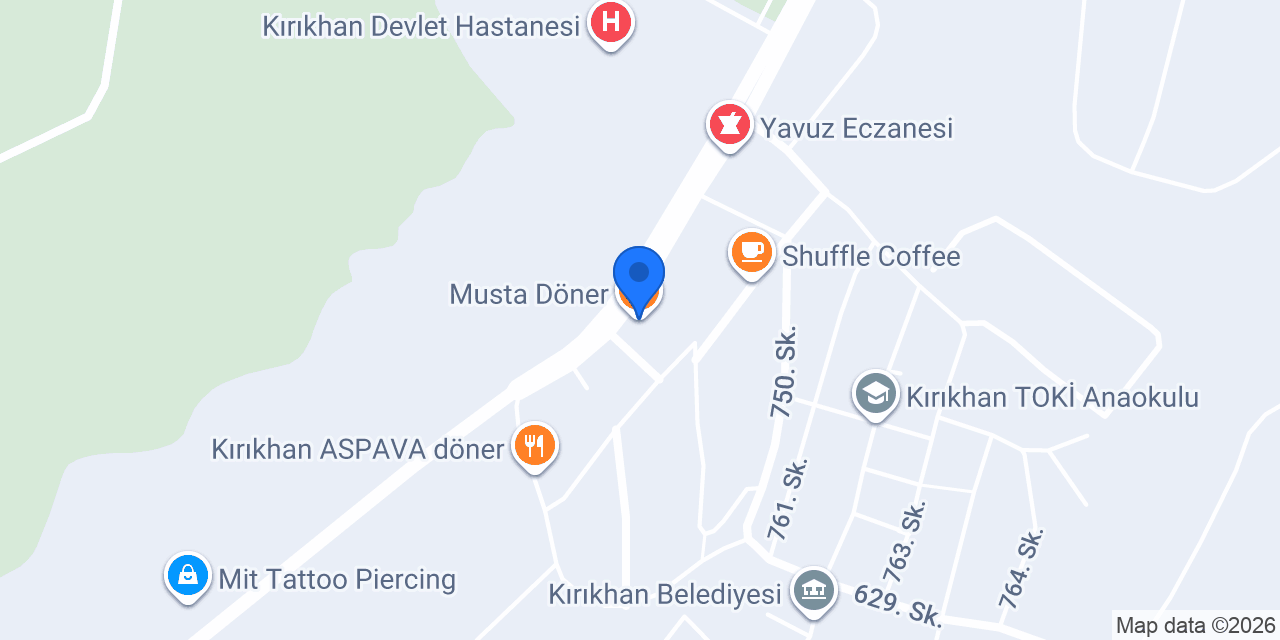 Musta Döner konumu