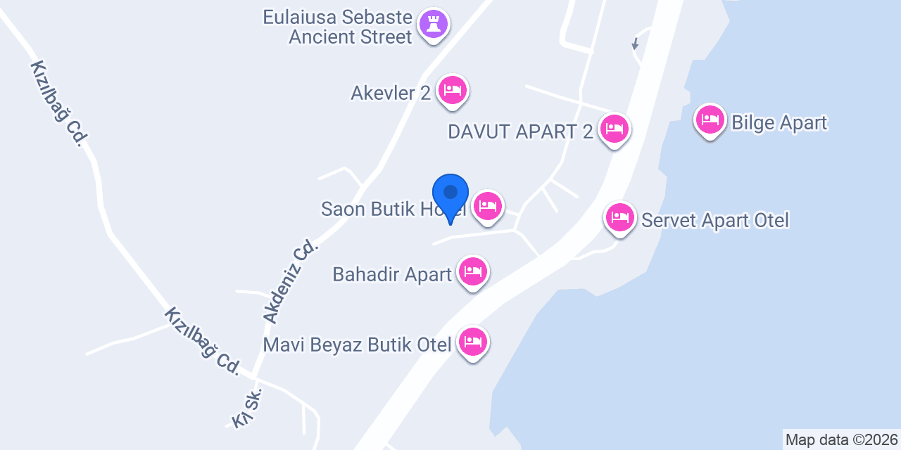 Başkent apart motel konumu