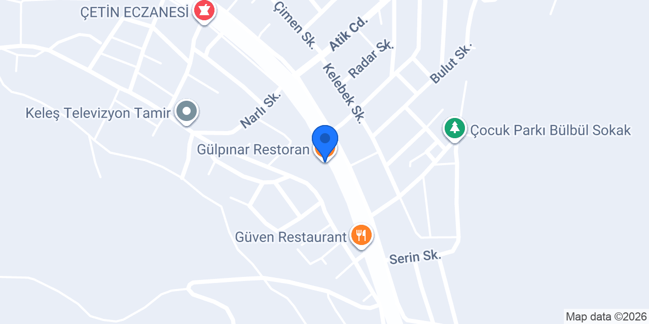 Gülpınar Restoran konumu