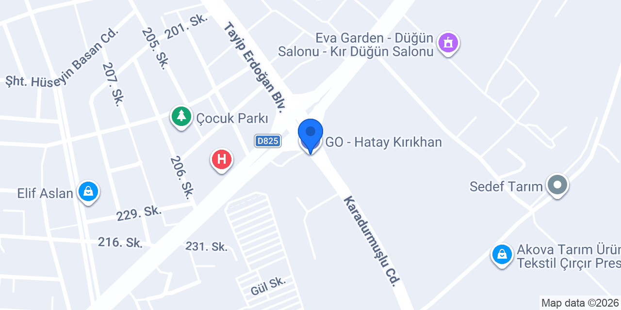 GO - Hatay Kırıkhan konumu