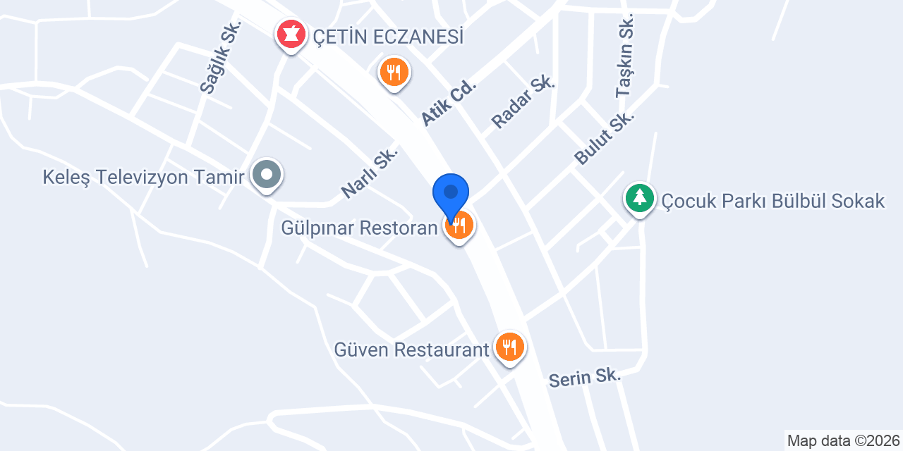 UÇAR BAKLAVA konumu