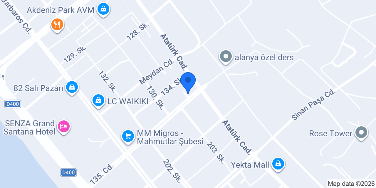 ANIL ONBAŞ DENTAL CLINIC konumu