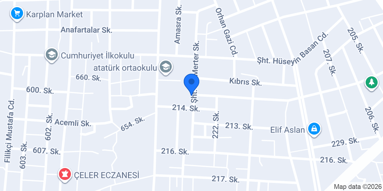 Kandemir Erkek Kuaförü konumu