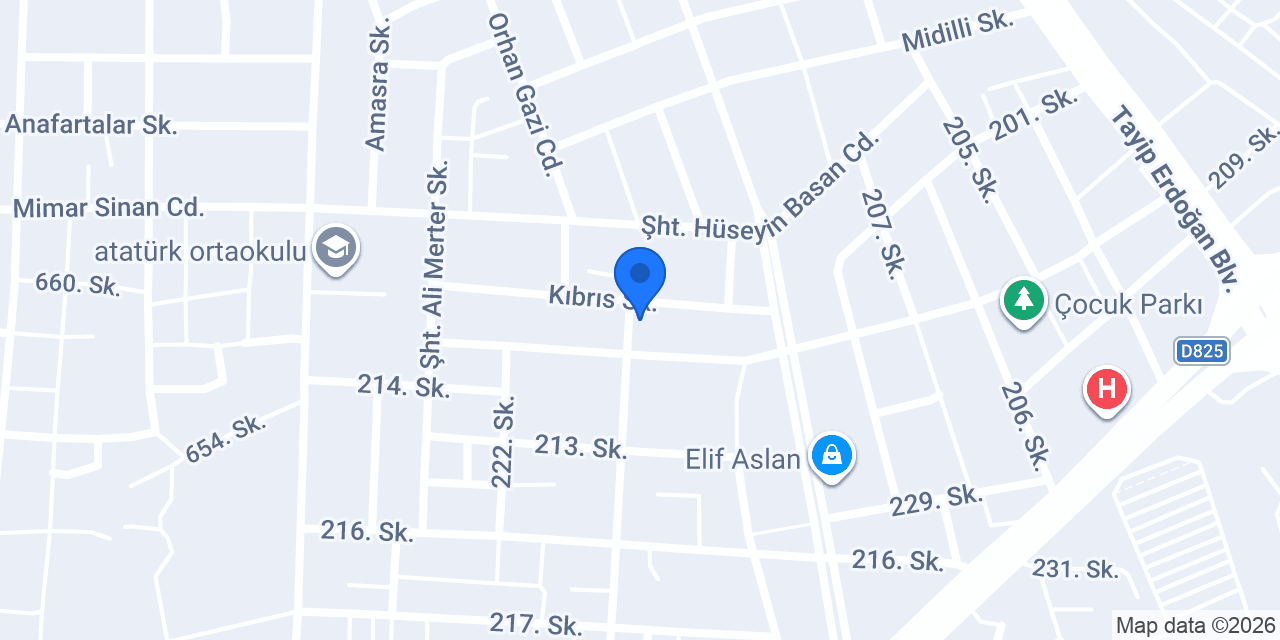 Kavşit mobilya konumu
