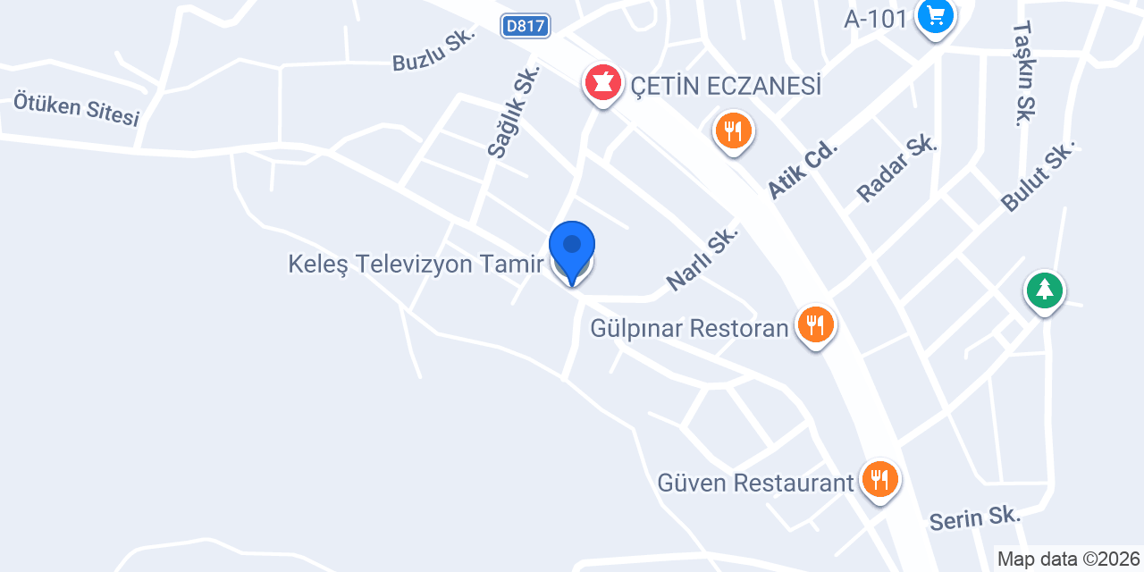 Keleş Televizyon Tamir konumu