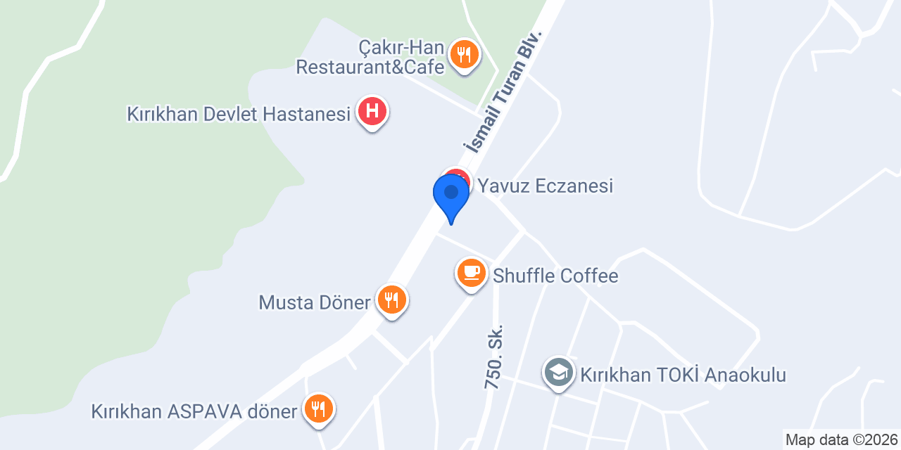 Bülent Börekçilik Hatay Kırıkhan Mimar Sinan konumu
