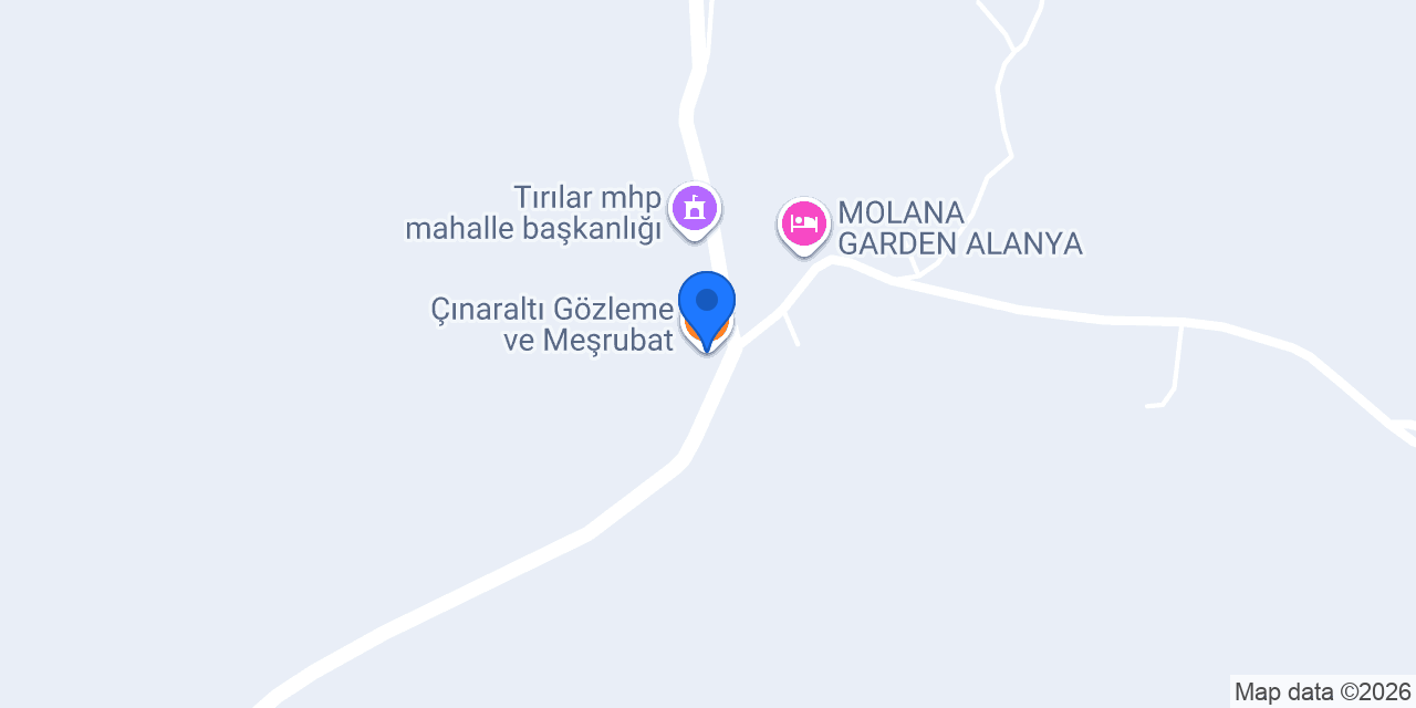 Çınaraltı Gözleme ve Meşrubat konumu
