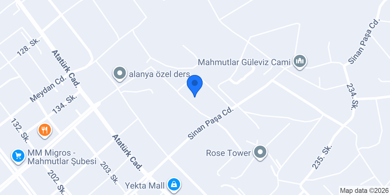 Kılıçarslan Anaokulu konumu