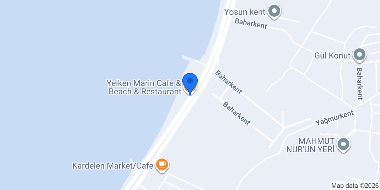 Yelken Marin Cafe & Beach & Restaurant konumu