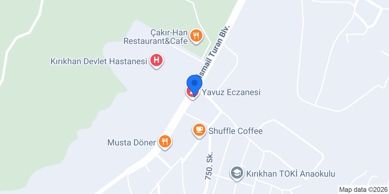 Kırıkhan Optik-Hayrullah Bakıcı konumu