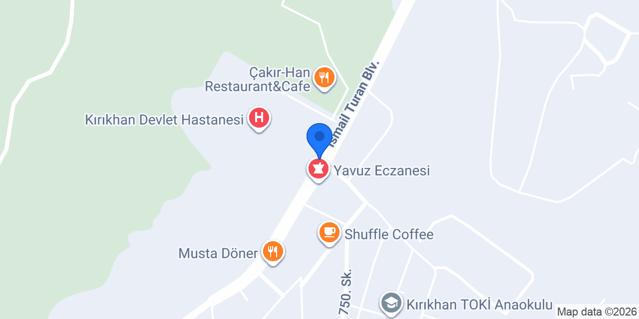 SARI ECZANESİ konumu