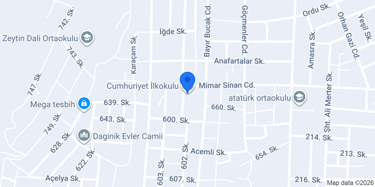 Cumhuriyet İlkokulu konumu