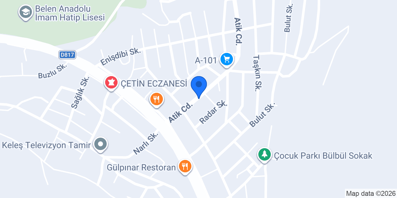 YUTMAZ TİCARET konumu