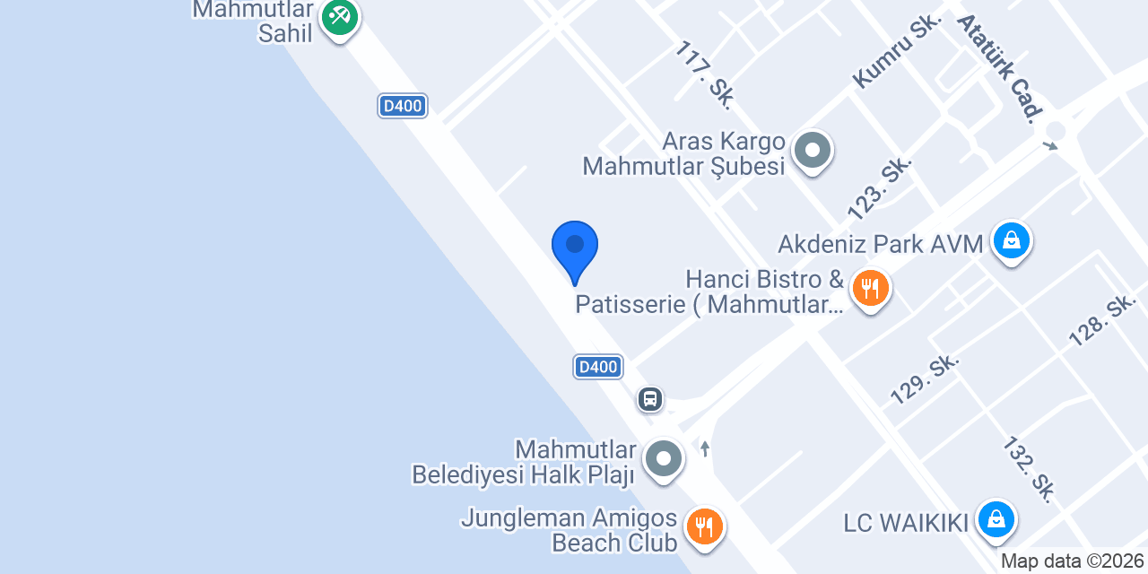 Mahmutlar Empire Vip Spa Massege konumu