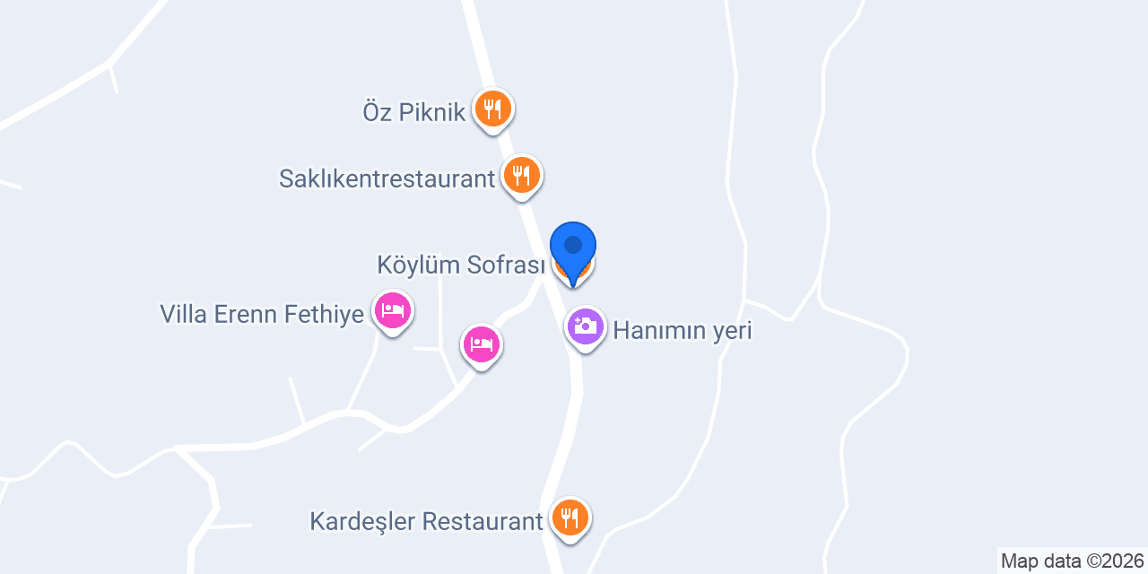 Köylüm Sofrası konumu