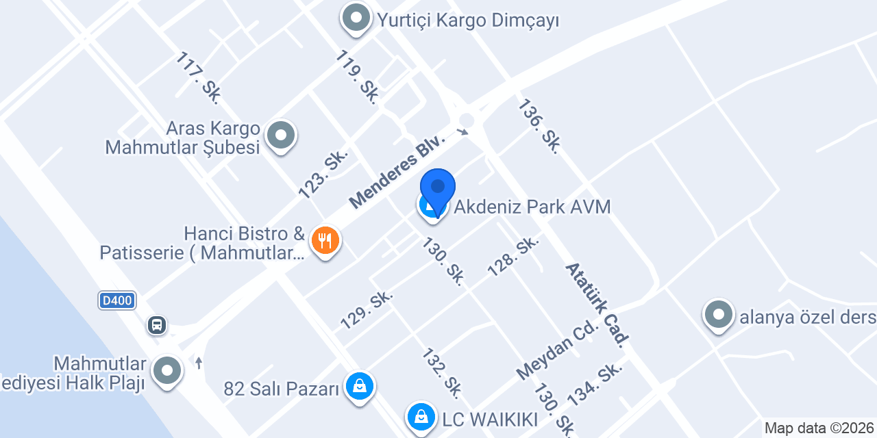 Pratik Optik - Akdeniz Park AVM konumu