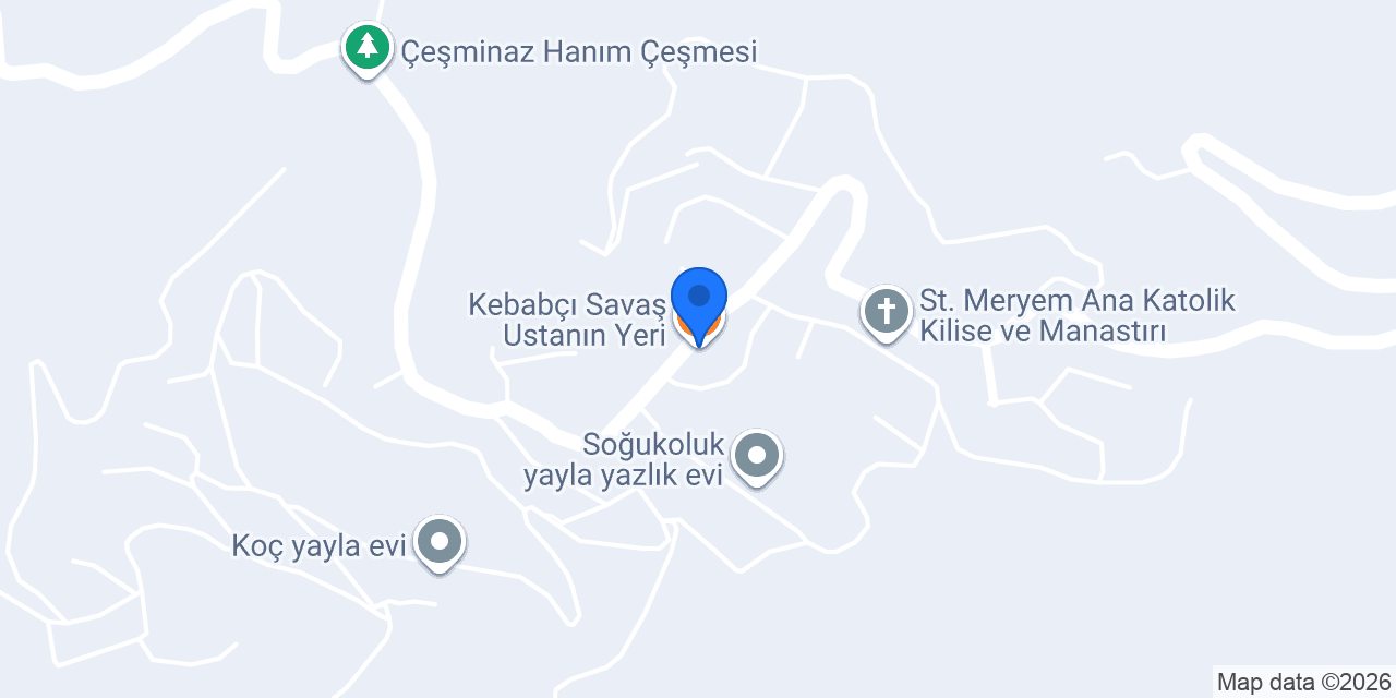 Kebabçı Savaş Ustanın Yeri konumu