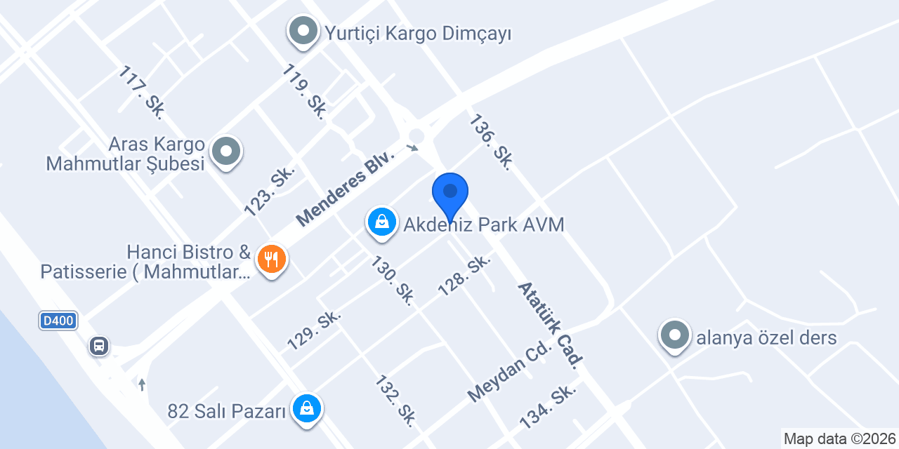 Anadolu Chef Atelier konumu