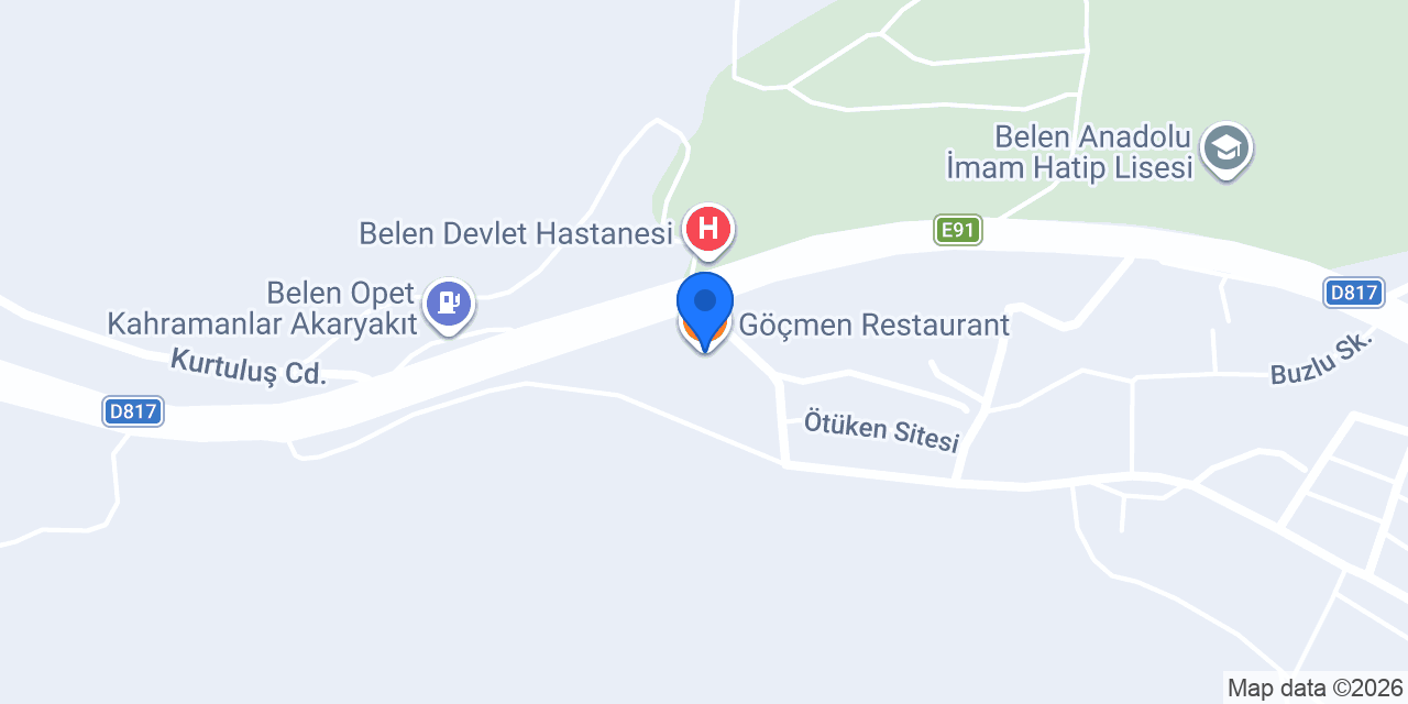 Göçmen Restaurant konumu