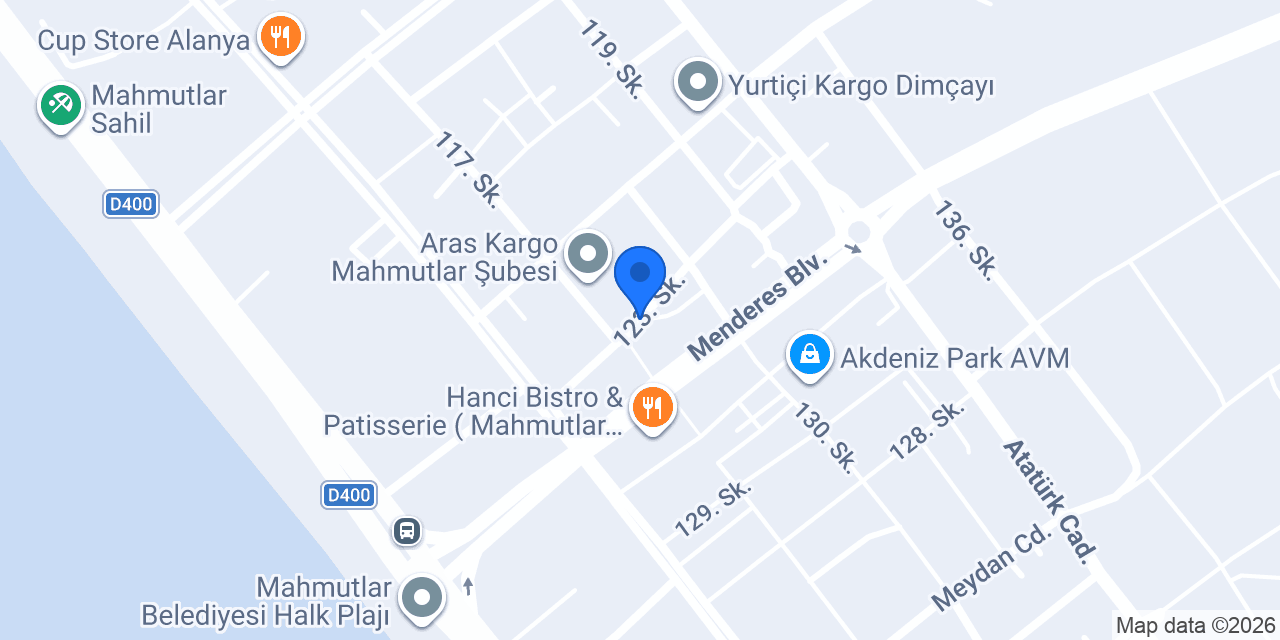 ANTAKYA Berber Salonu konumu