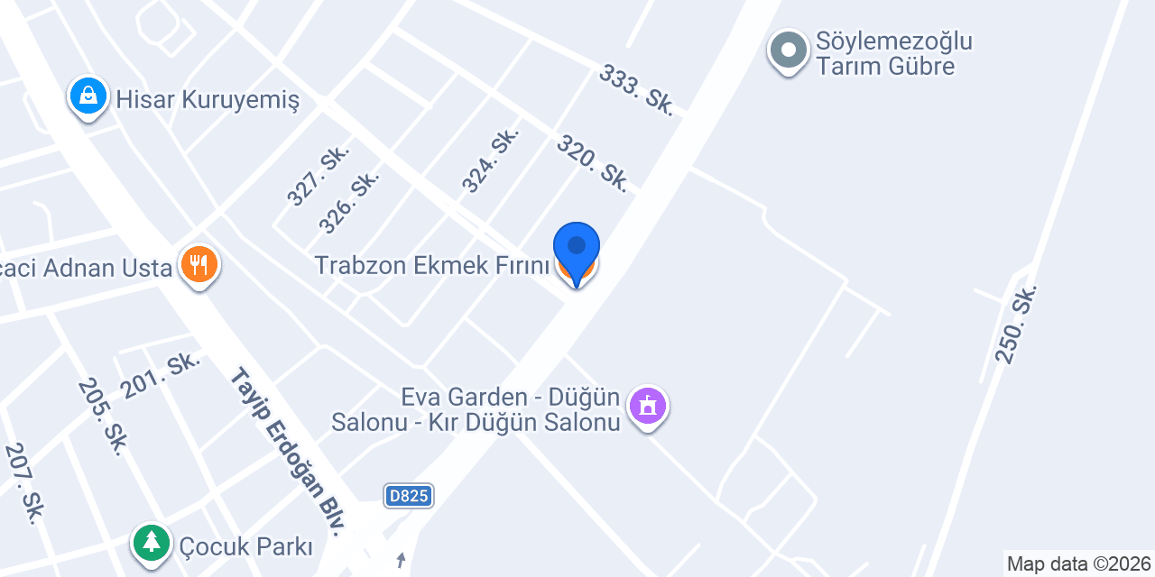 Trabzon Ekmek Fırını konumu