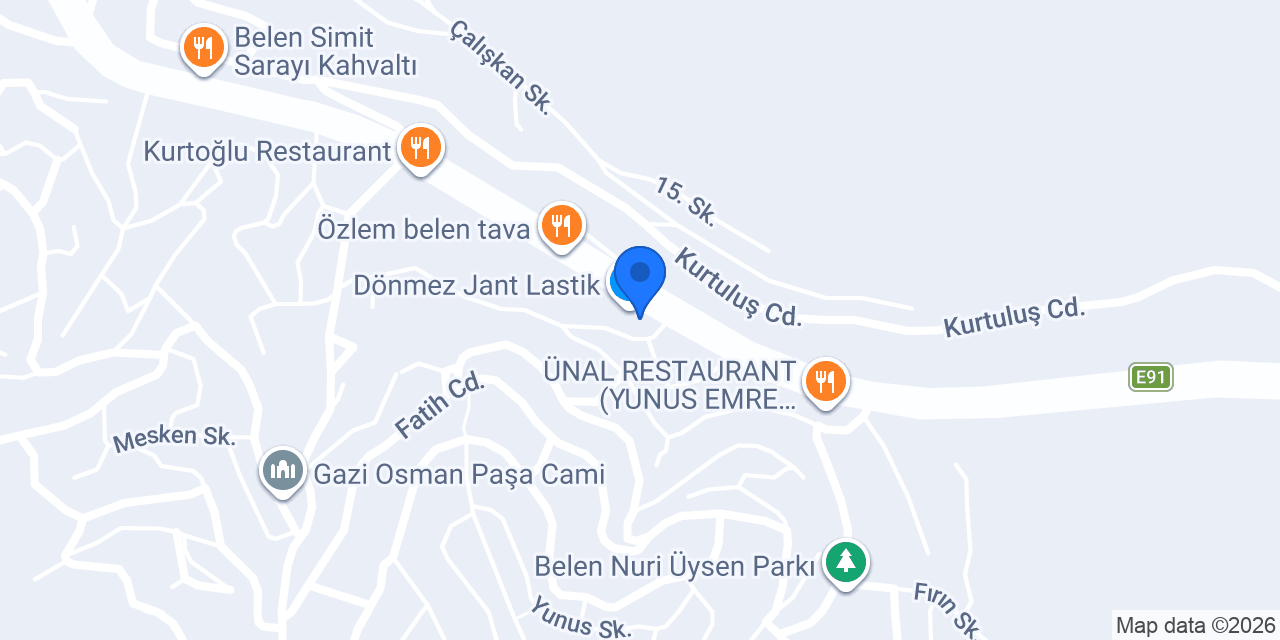 Çınaroğlu Restoran konumu