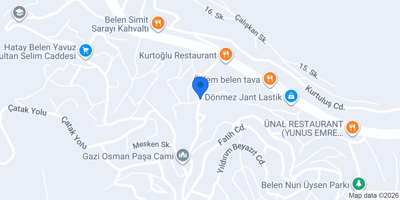 İssume Anaokulu konumu