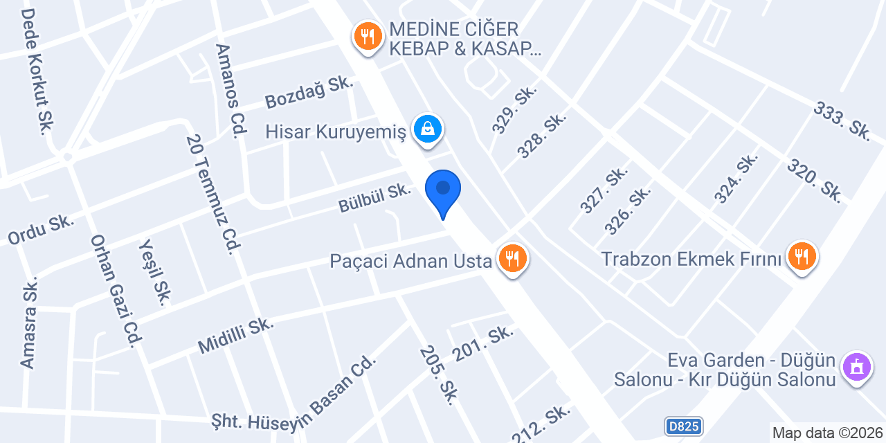 BİLİR MOBİLYA konumu