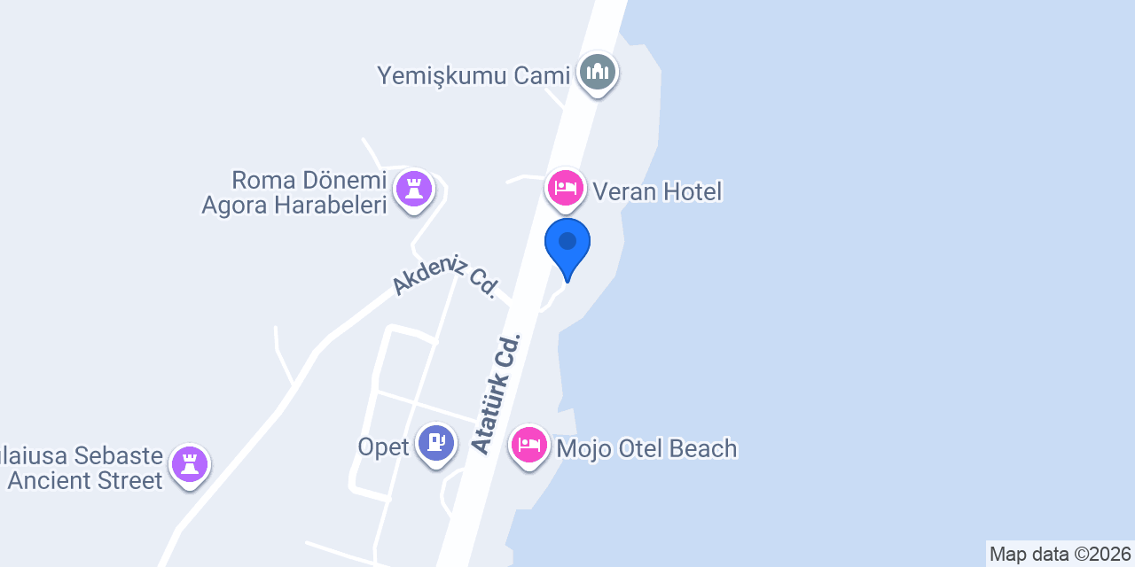 Ümit Apart Pansiyon konumu