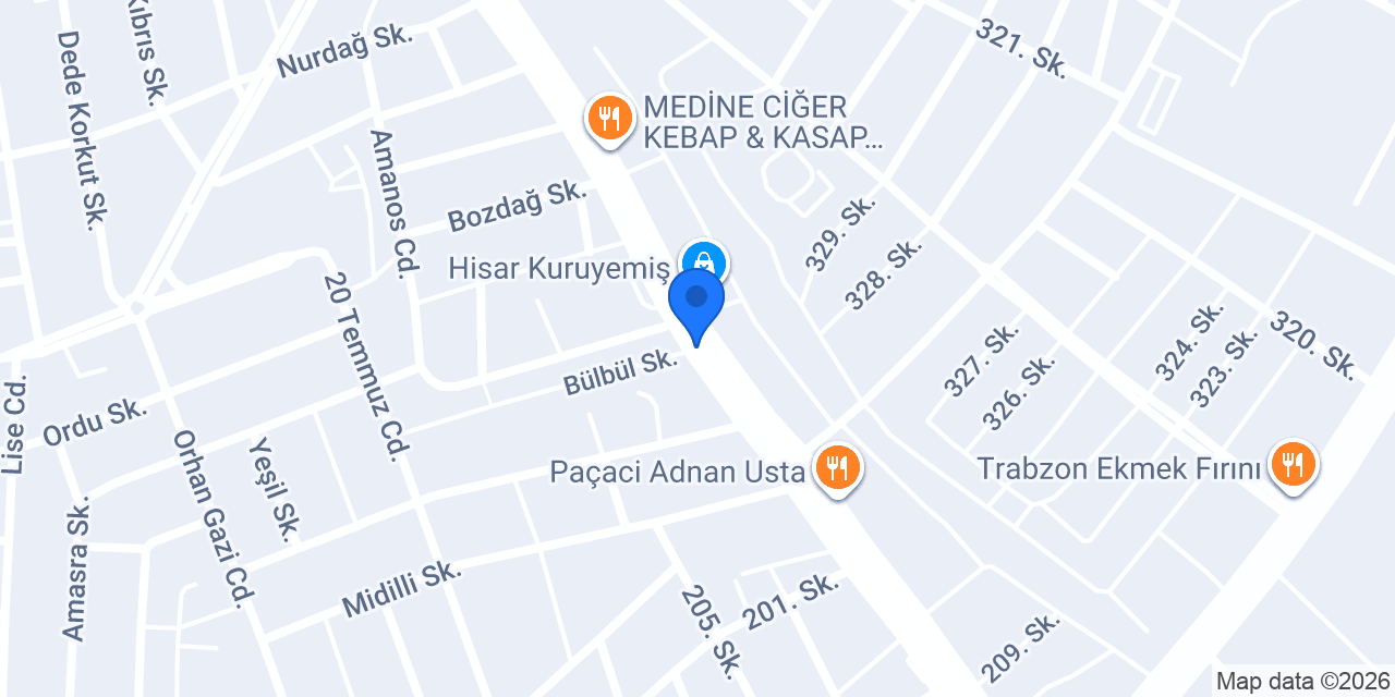 Biçer Ticaret konumu