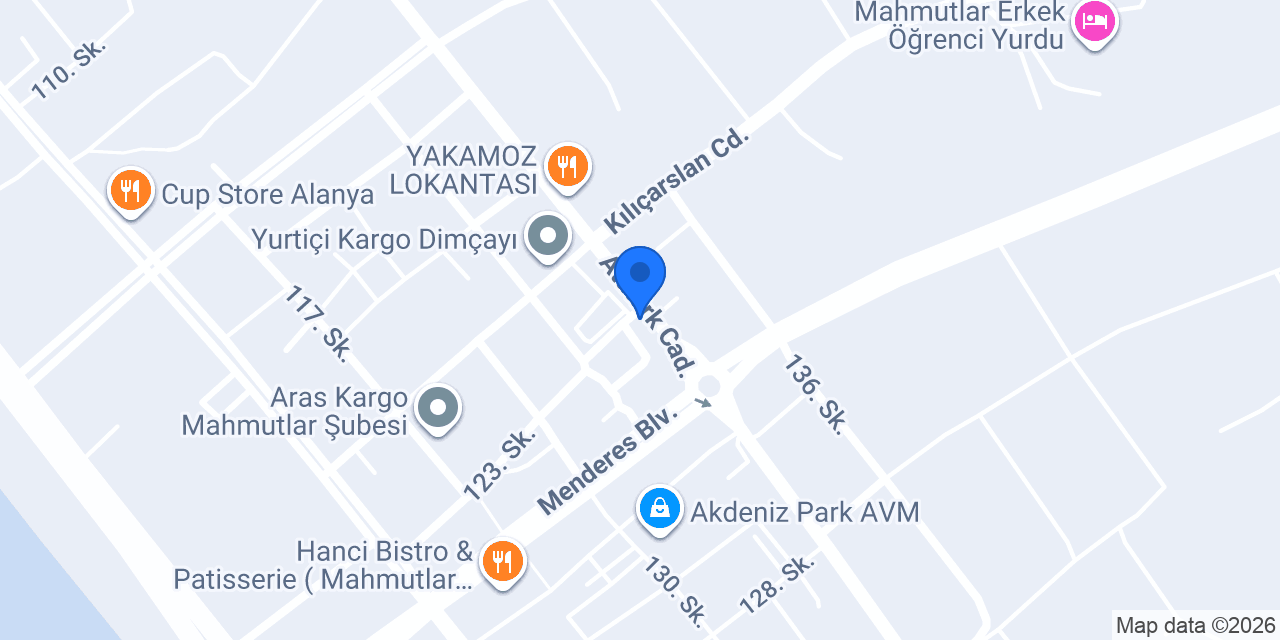 Alanya gümüş elektrik konumu