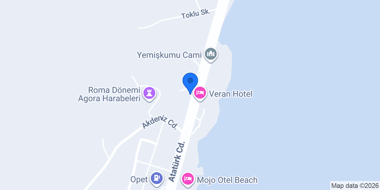 Serin Motel konumu