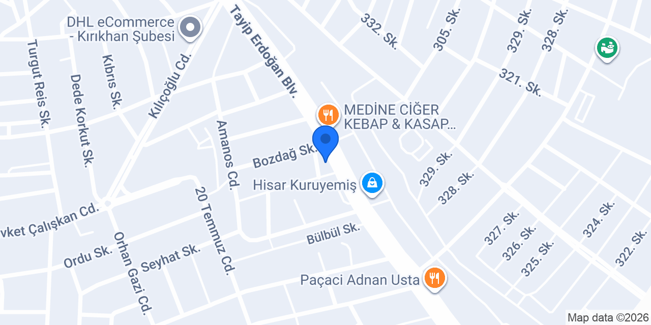 ULUÇ HUKUK BÜROSU konumu