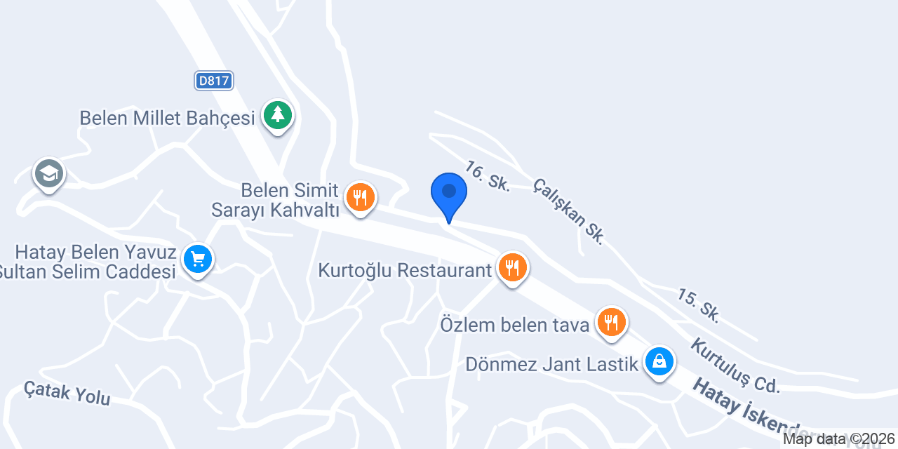 Ahenk Rent A Car konumu