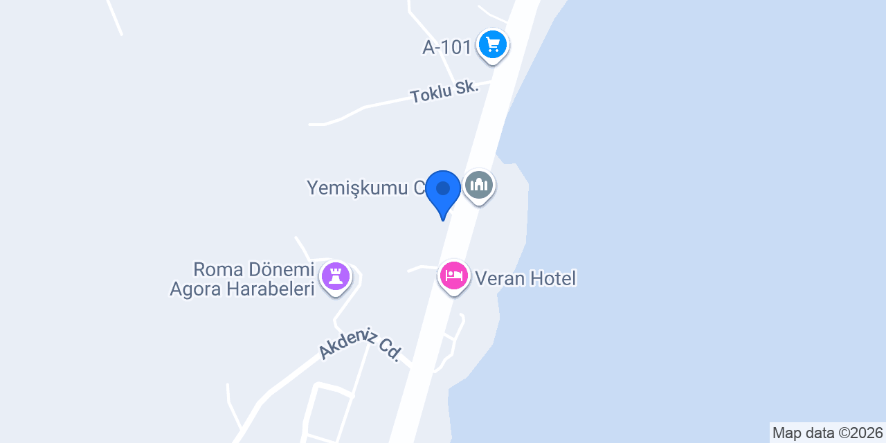 Yüksel Pansiyon konumu