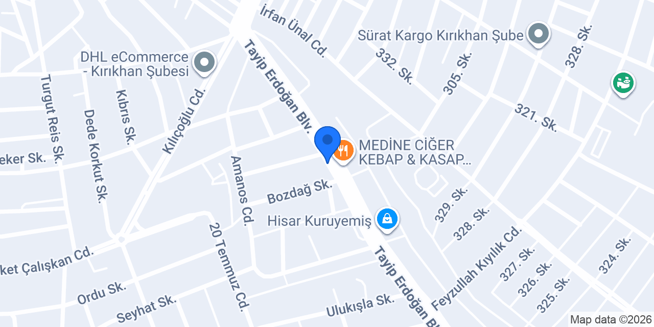 Cem Oto Lastik konumu