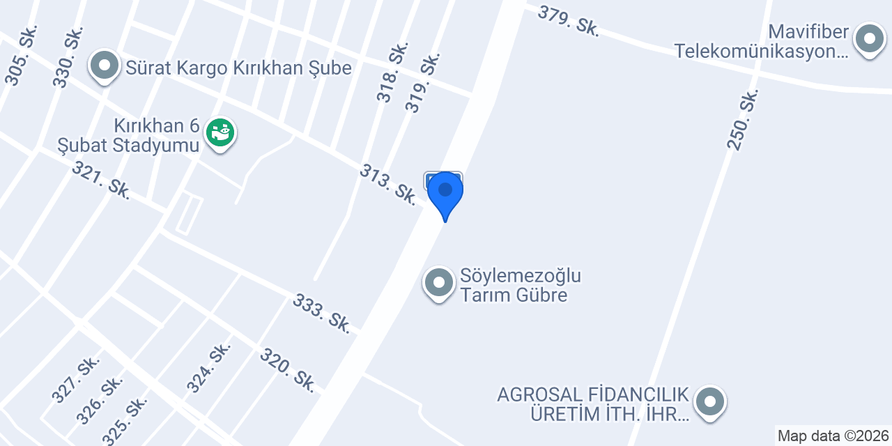 Kırıkhan Koza Tekstil A.Ş. konumu