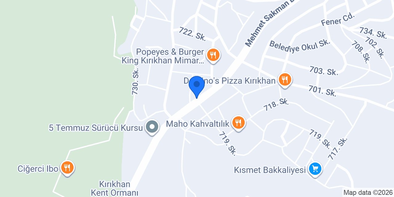 Efor Bayan Kuaforu konumu