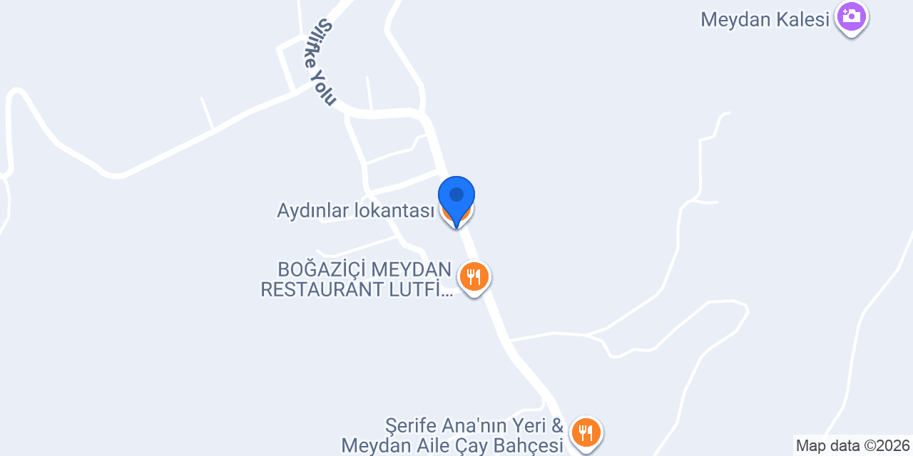 Aydınlar lokantası konumu