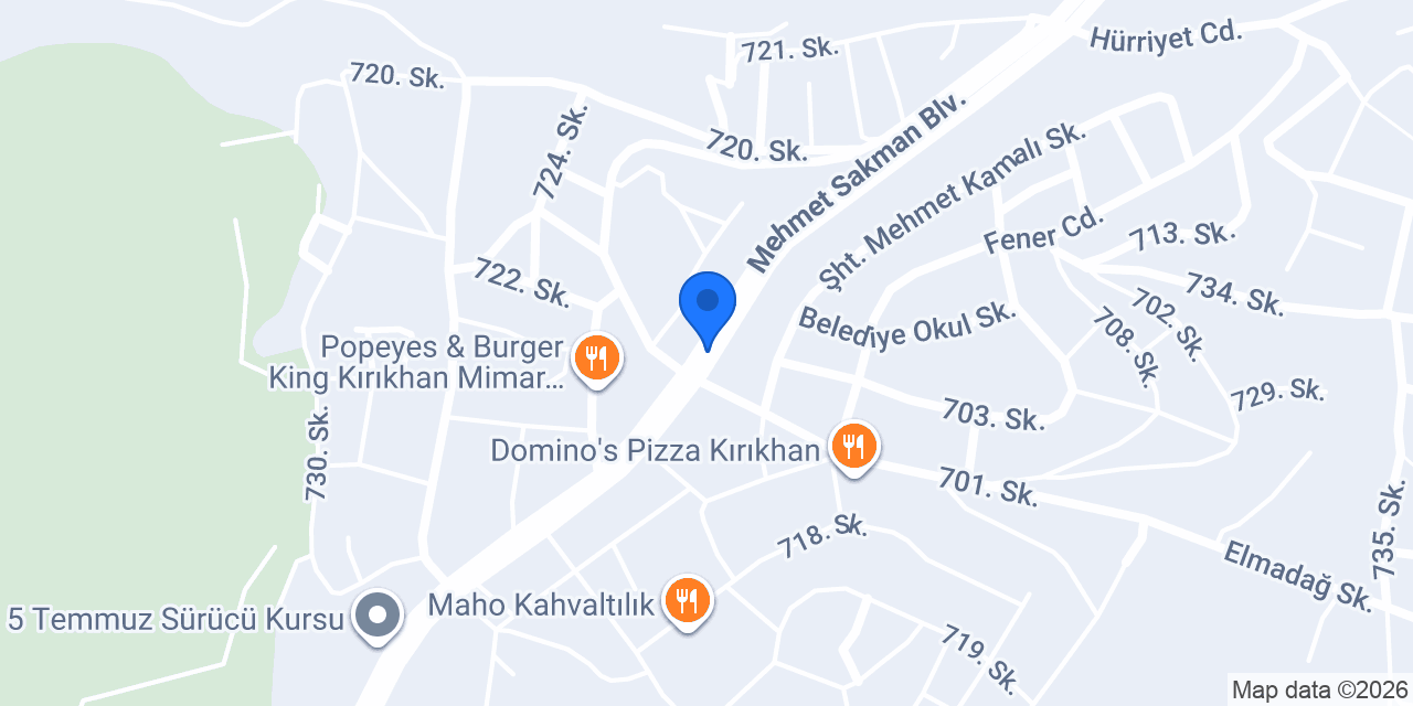 İbrahim Ögrenci Servisi konumu