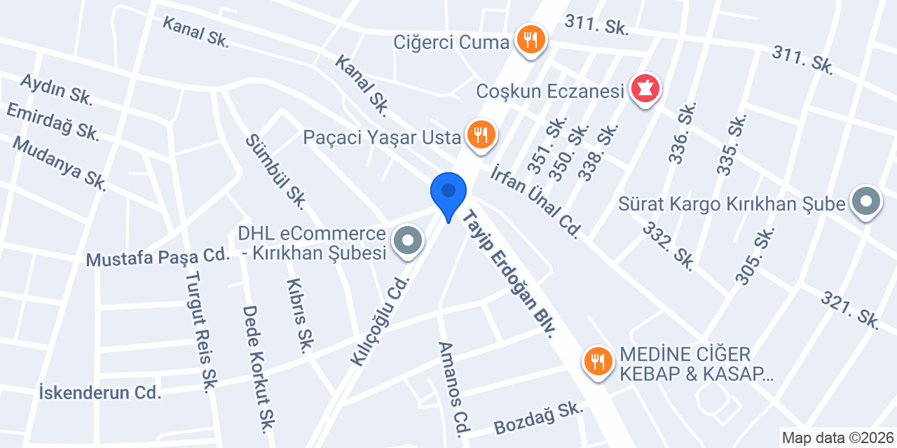 BozBey Elektrik İnşaat konumu