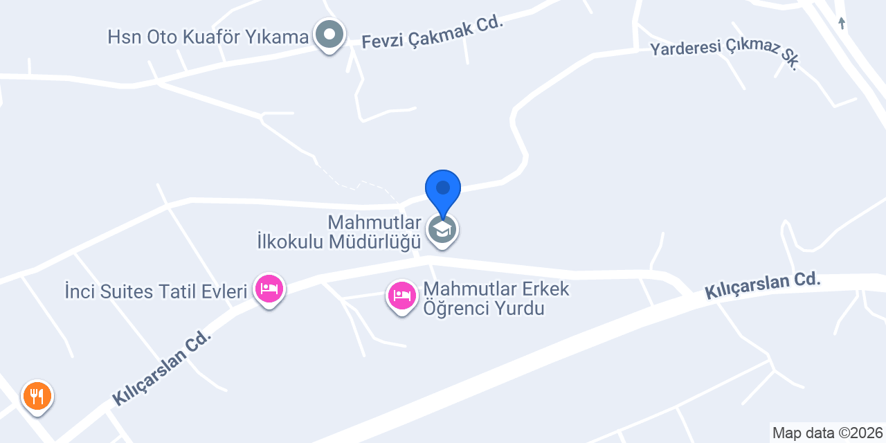 Mahmutlar Yeni Mahlle İöo konumu