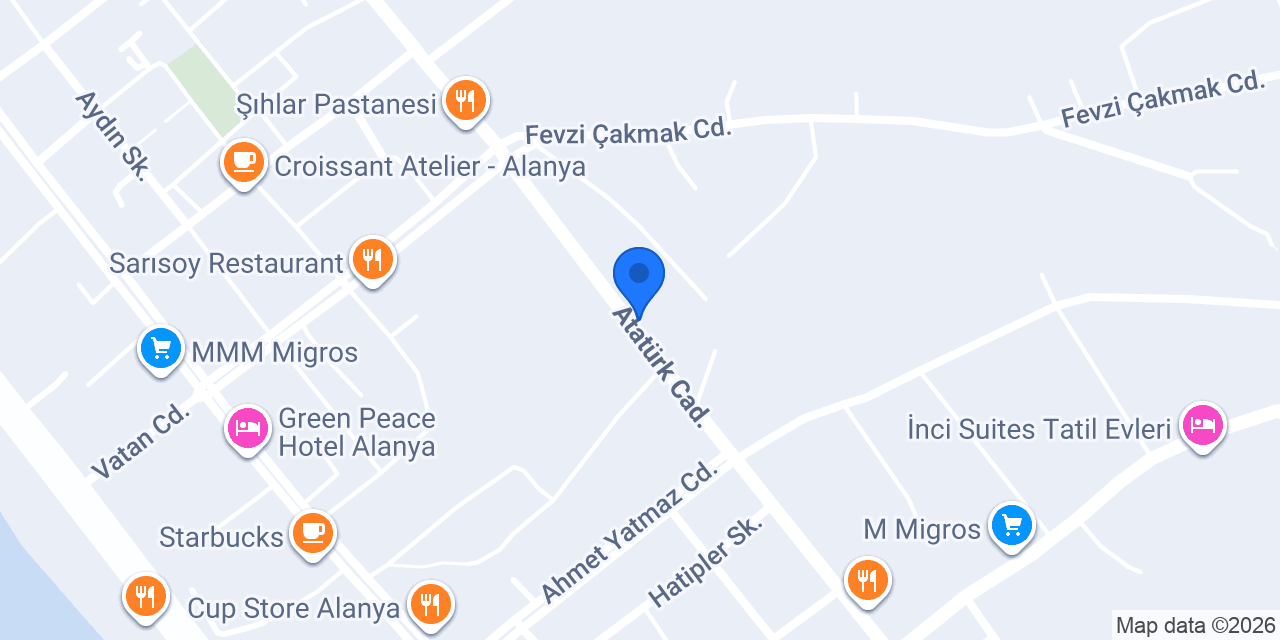 ASİA HOME DİZAYN konumu