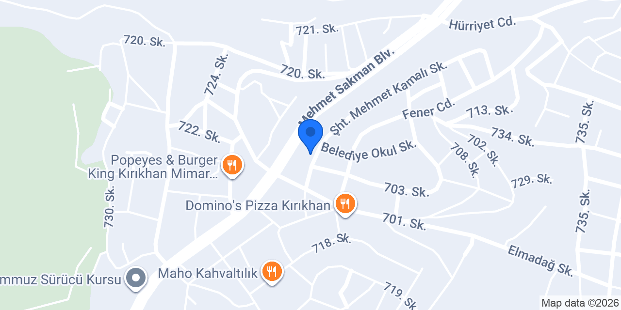 AYFER BAYAN KUAFÖRÜ konumu