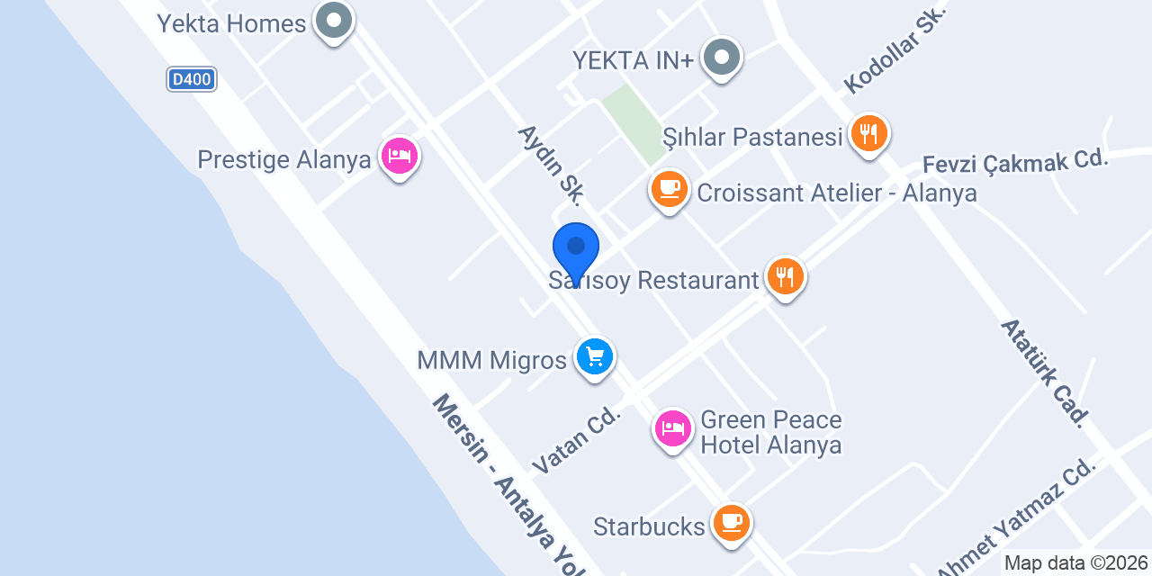 Barışcan Otel konumu